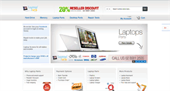 Desktop Screenshot of laptopparts.com.au